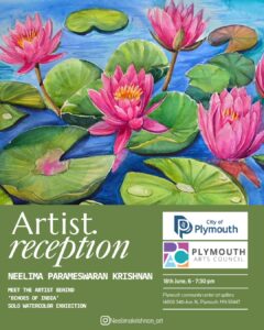 [Dated:06/18/2026] Celebrating Indian Art: IAM Board Member Neelima Krishnan Showcases “Echoes of India”